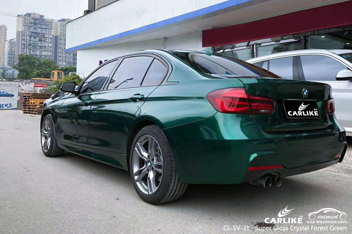 CL-SV-31 super gloss crystal forest green vinyl wrapping for BMW St Paul United States