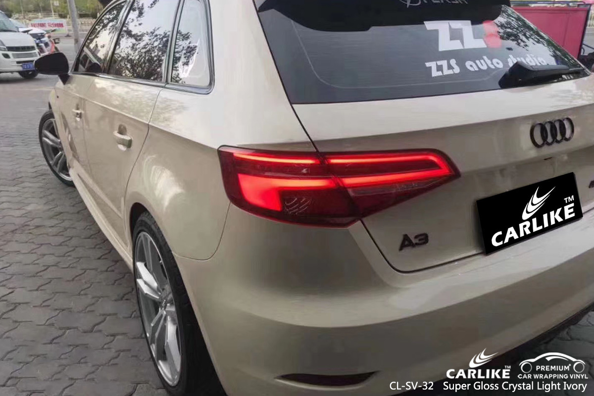 CL-SV-32 super gloss crystal light ivory tpu ppf film for AUDI Baden-Wurttemberg Germany