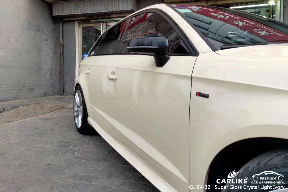 CL-SV-32 super gloss crystal light ivory tpu ppf film for AUDI Baden-Wurttemberg Germany