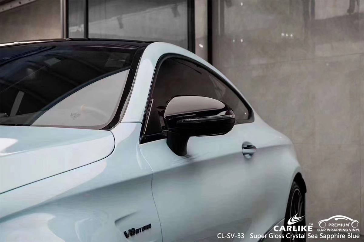CL-SV-33 super gloss crystal sea sapphire blue ppf film for MERCEDES-BENZ Kedah Malaysia