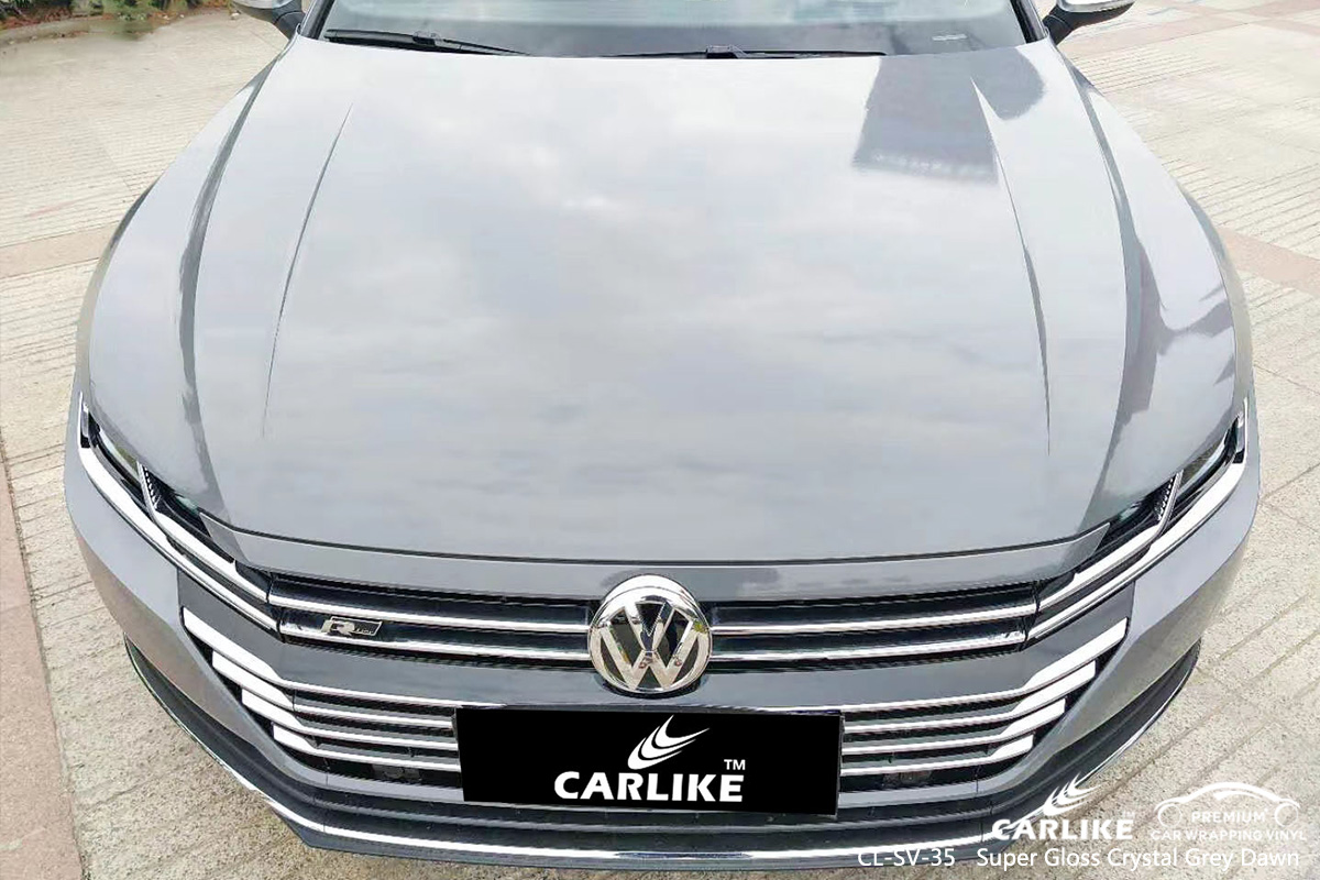 CL-SV-35 super gloss crystal grey dawn body wrap car supplier for VOLKSWAGEN England United Kingdom