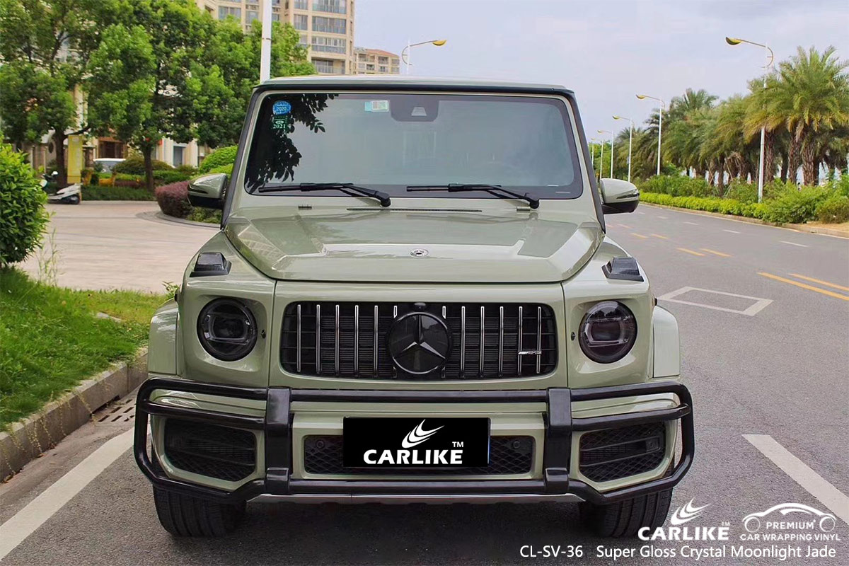 CL-SV-36 super gloss crystal moonlight jade car wrap film for MERCEDES-BENZ St Louis United States