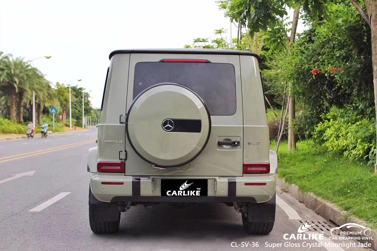 CL-SV-36 super gloss crystal moonlight jade car wrap film for MERCEDES-BENZ St Louis United States