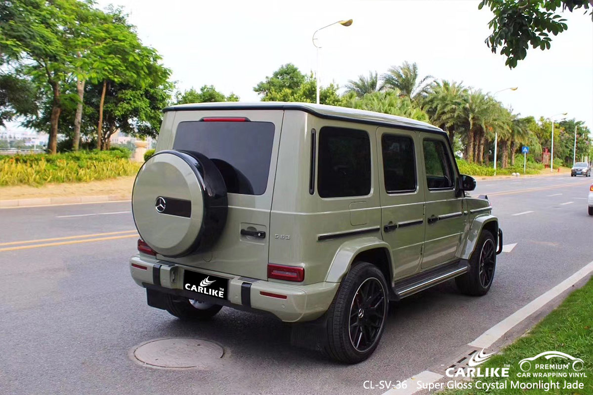 CL-SV-36 super gloss crystal moonlight jade car wrap film for MERCEDES-BENZ St Louis United States