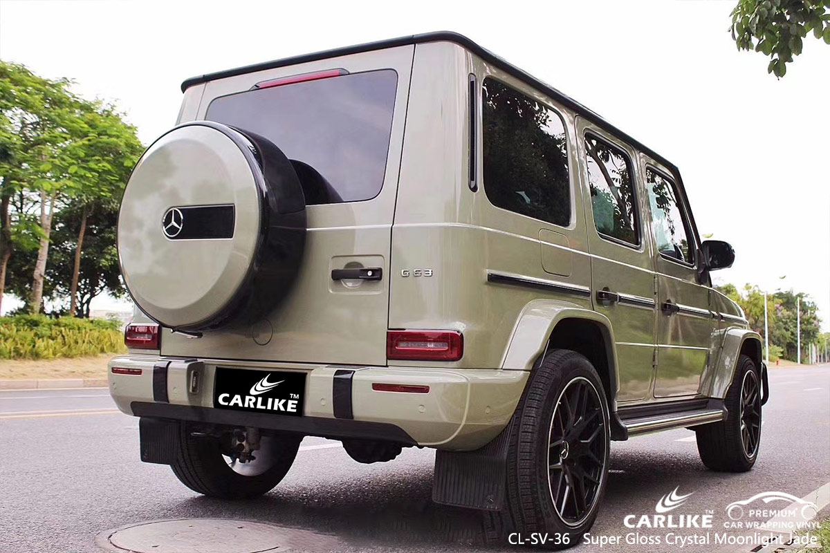 CL-SV-36 super gloss crystal moonlight jade car wrap film for MERCEDES-BENZ St Louis United States