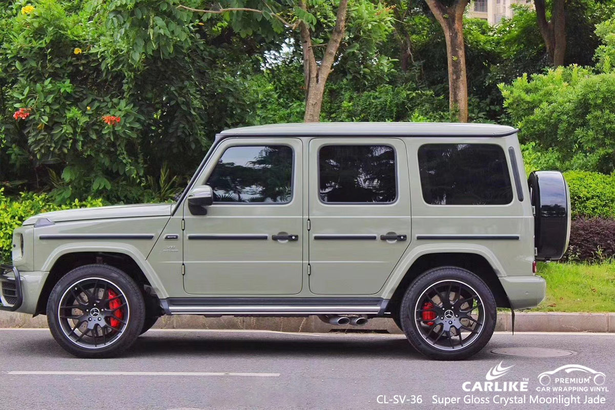 CL-SV-36 super gloss crystal moonlight jade car wrap film for MERCEDES-BENZ St Louis United States