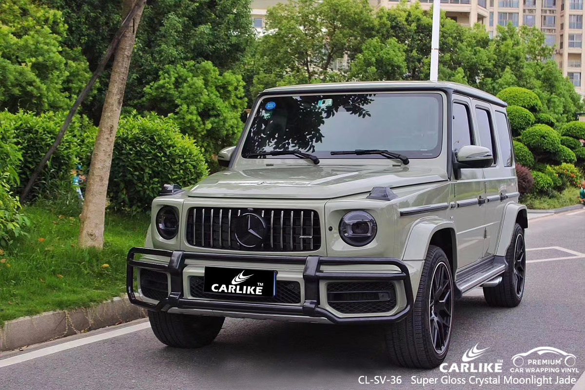 CL-SV-36 super gloss crystal moonlight jade car wrap film for MERCEDES-BENZ St Louis United States