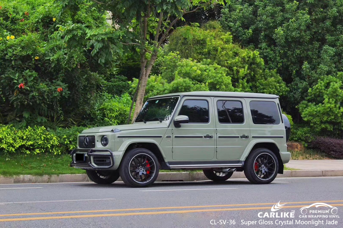 CL-SV-36 super gloss crystal moonlight jade car wrap film for MERCEDES-BENZ St Louis United States