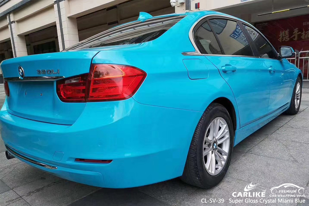 CL-SV-39 super gloss crystal miami blue vinyl films for BMW KwaZulu-Natal South Africa