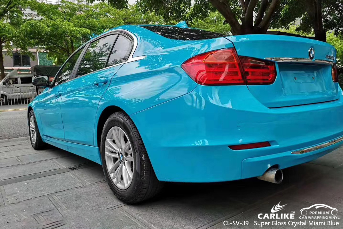 CL-SV-39 super gloss crystal miami blue vinyl films for BMW KwaZulu-Natal South Africa