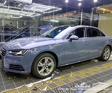 CL-SV-40 بورسلين فائق اللمعان من الكريستال الأزرق للسيارة لأودي نيويورك الولايات المتحدة