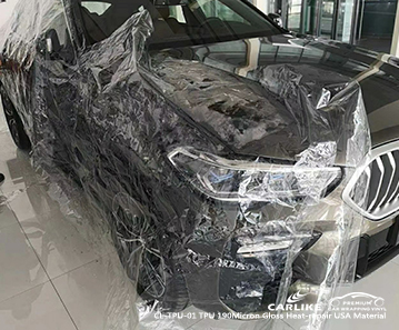 CL-TPU-01 tpu 190micron gloss heat-repair car wrap vinyl matte for BMW