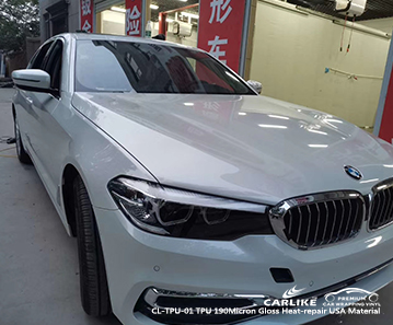 CL-TPU-01 tpu 190micron اللمعان اللامع للإصلاح الحراري من الفينيل اللامع لسيارات BMW New Jersey الولايات المتحدة