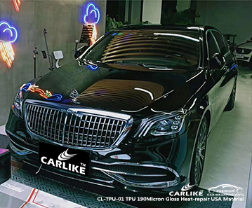 MAYBACH Delaware Amerika Birleşik Devletleri için CL-TPU-01 tpu 190 mikron parlak ısı onarım tpu ppf filmi