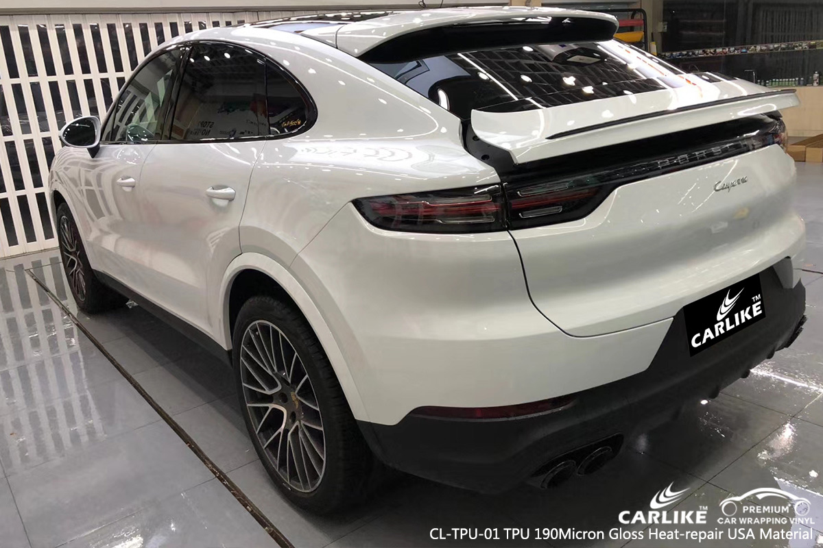 CL-TPU-01 tpu 190micron gloss heat-repair wrap car black matt for PORSCHE Kirsehir Turkey