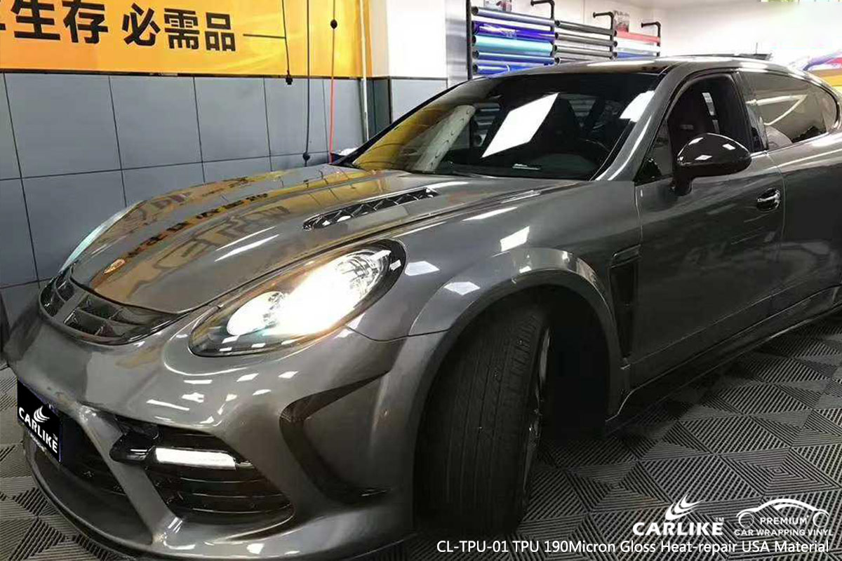 CL-TPU-01 tpu 190micron gloss heat-repair vinyl wrap my car for PORSCHE North Holland Netherlands