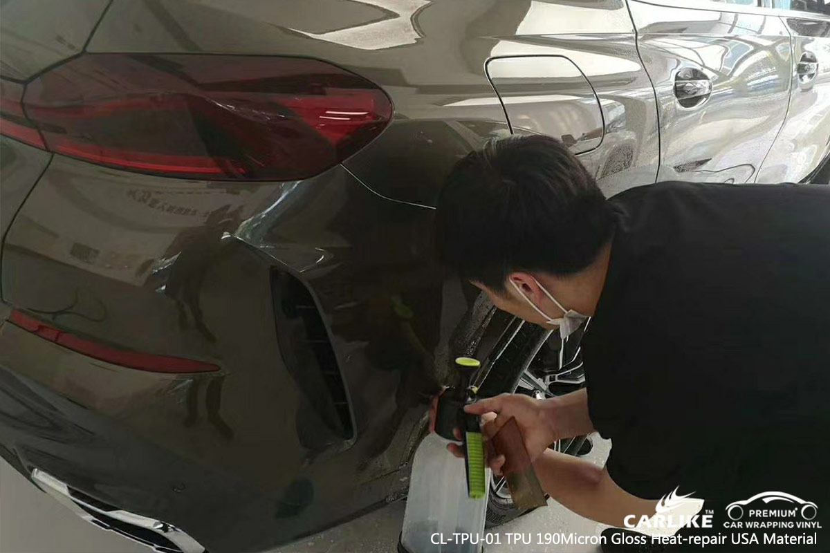 CL-TPU-01 tpu 190micron gloss heat-repair car wrap vinyl matte for BMW Osun Nigeria