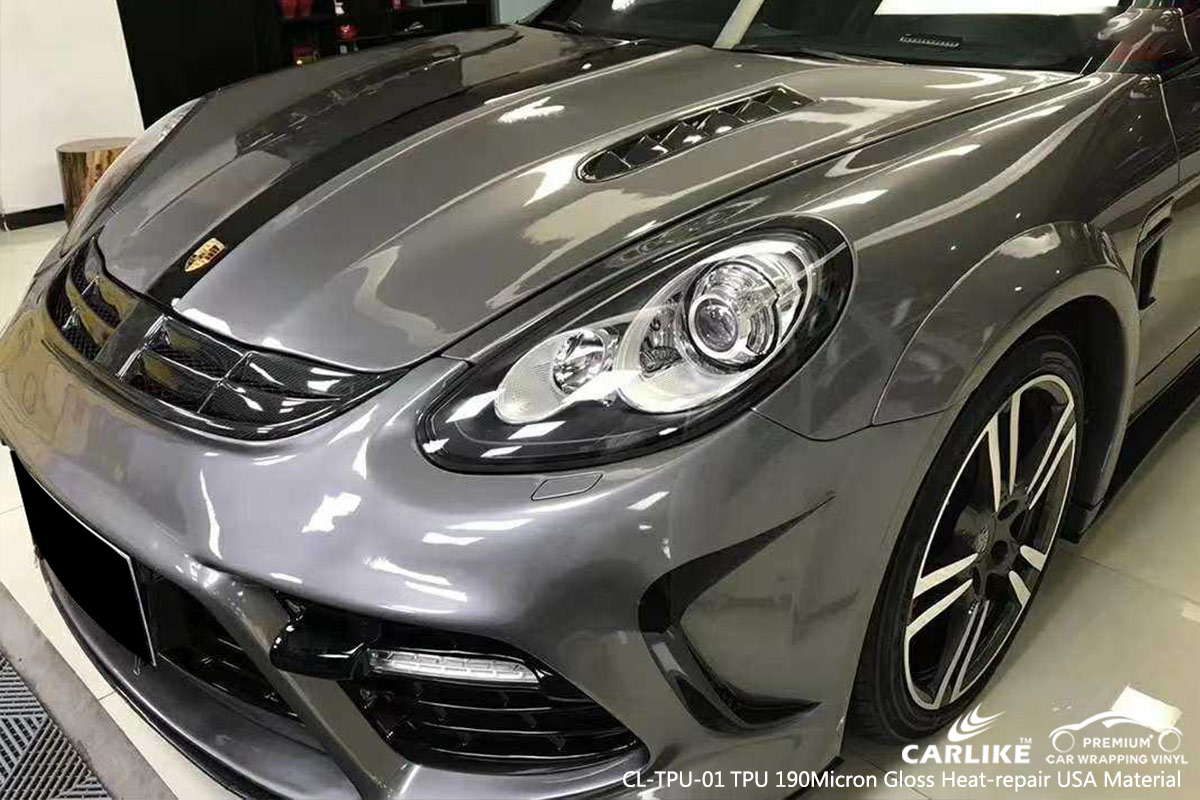 CL-TPU-01 tpu 190micron gloss heat-repair vinyl wrap my car for PORSCHE North Holland Netherlands