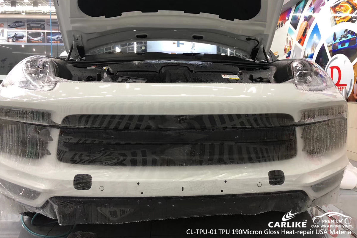 CL-TPU-01 tpu 190micron gloss heat-repair wrap car black matt for PORSCHE Kirsehir Turkey