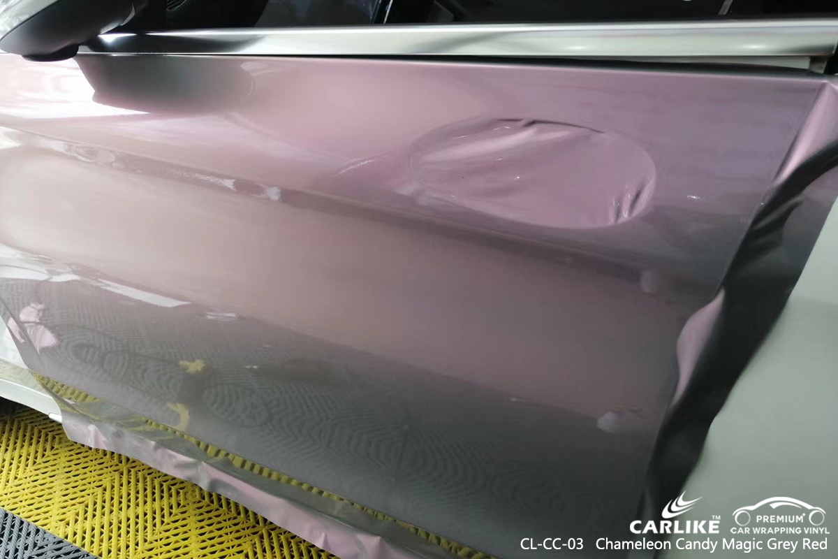CL-CC-03 chameleon candy magic grey red vinyl films for MERCEDES-BENZ San Fernando Philippines
