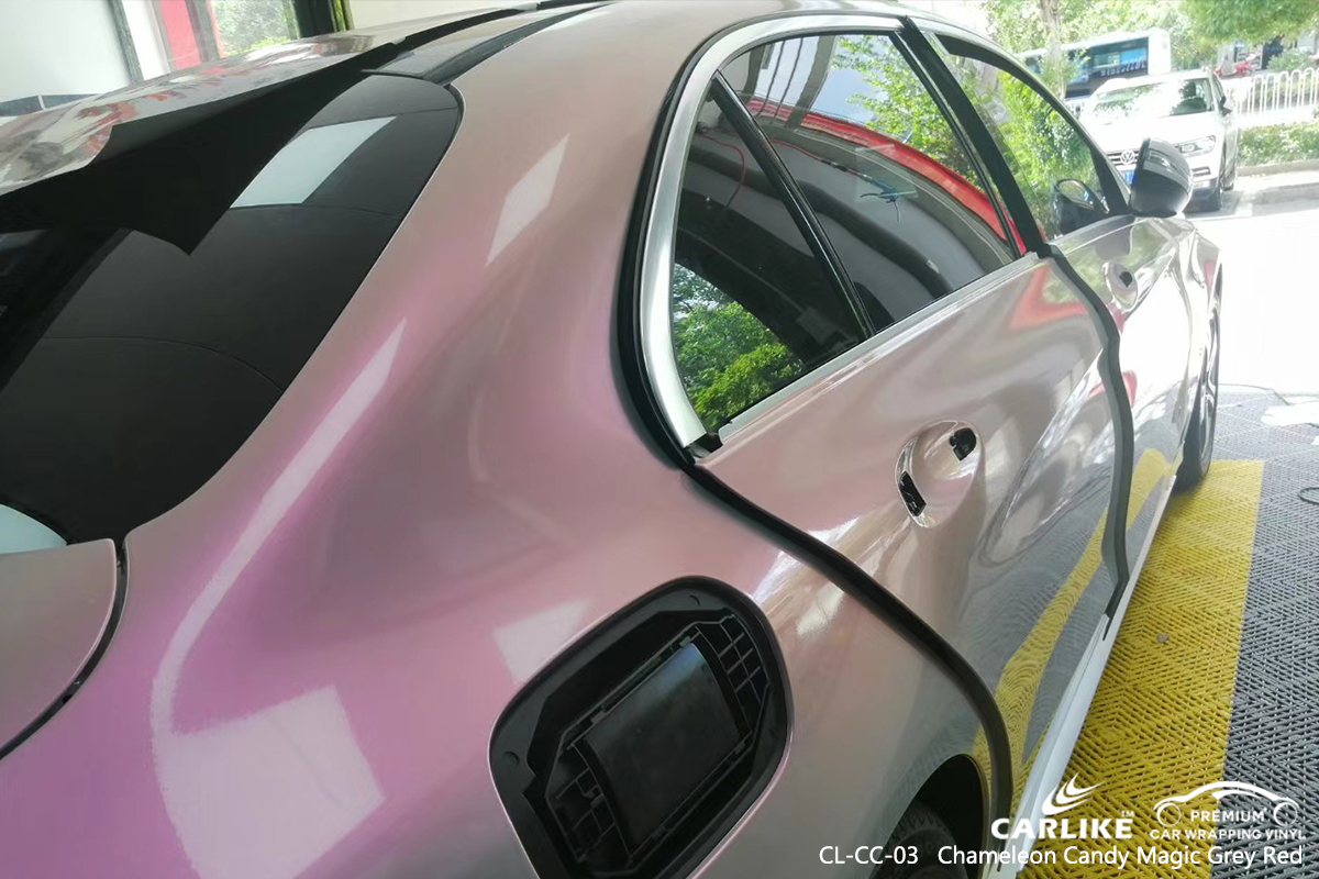 CL-CC-03 chameleon candy magic grey red vinyl films for MERCEDES-BENZ San Fernando Philippines