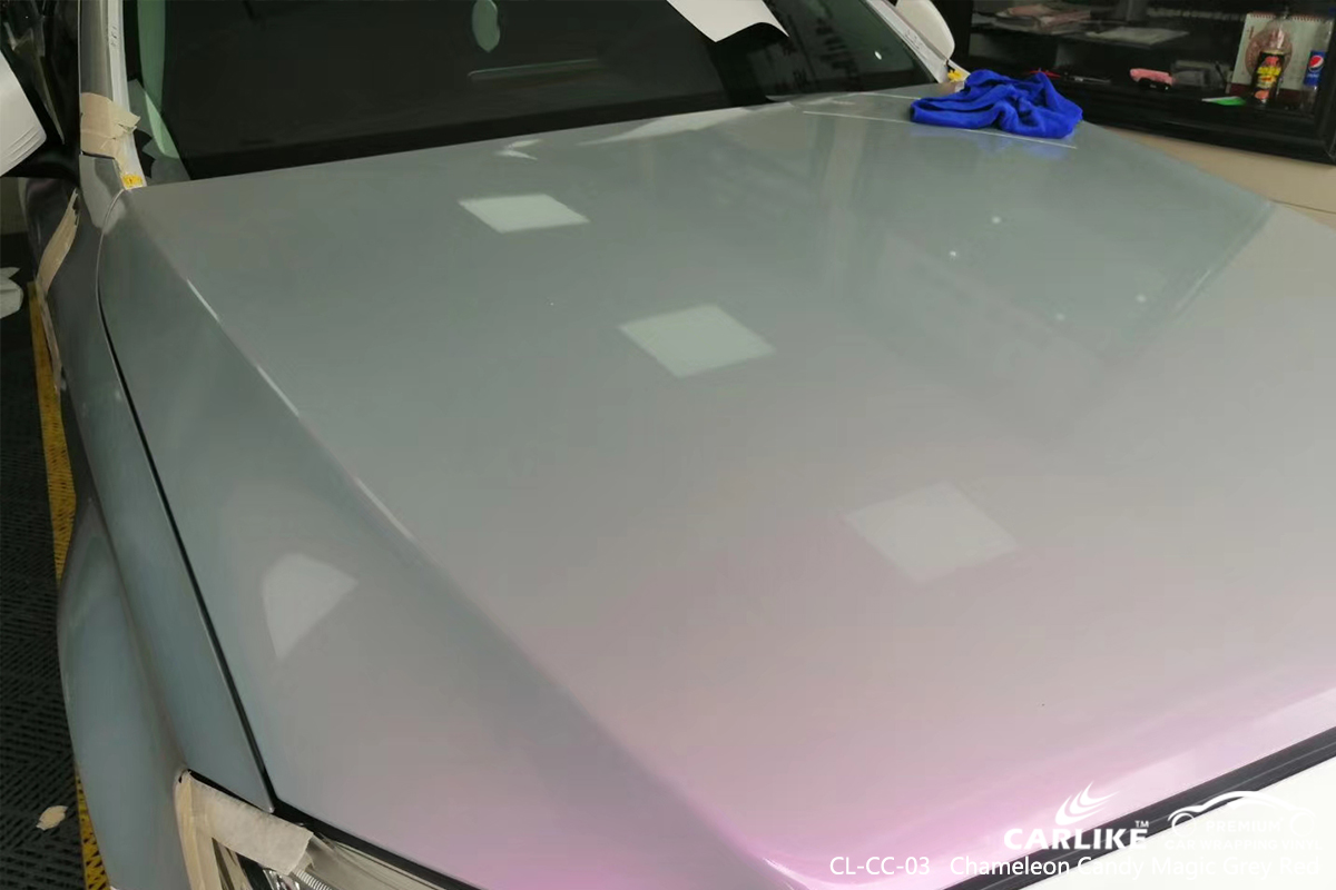 CL-CC-03 chameleon candy magic grey red vinyl films for MERCEDES-BENZ San Fernando Philippines