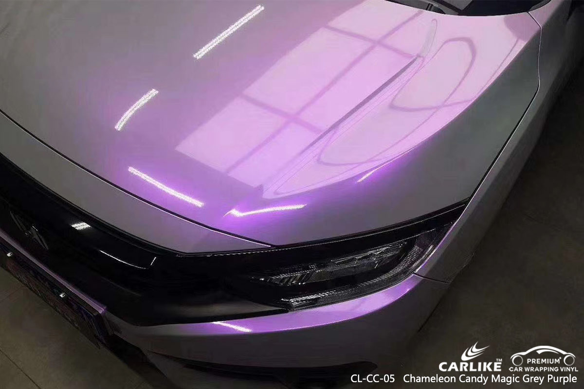 CL-CC-05 chameleon candy magic grey purple vinyl sticker paper for HONDA Dover United States