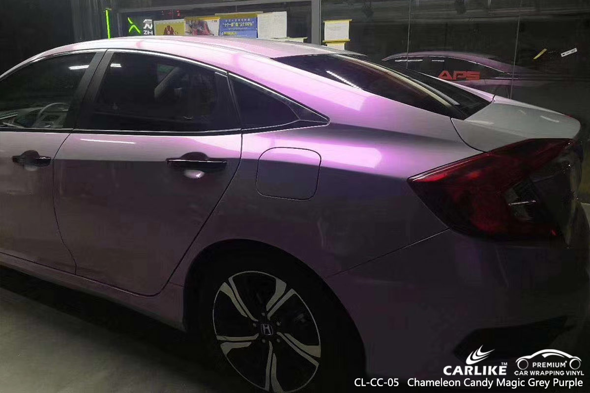 CL-CC-05 chameleon candy magic grey purple vinyl sticker paper for HONDA Dover United States