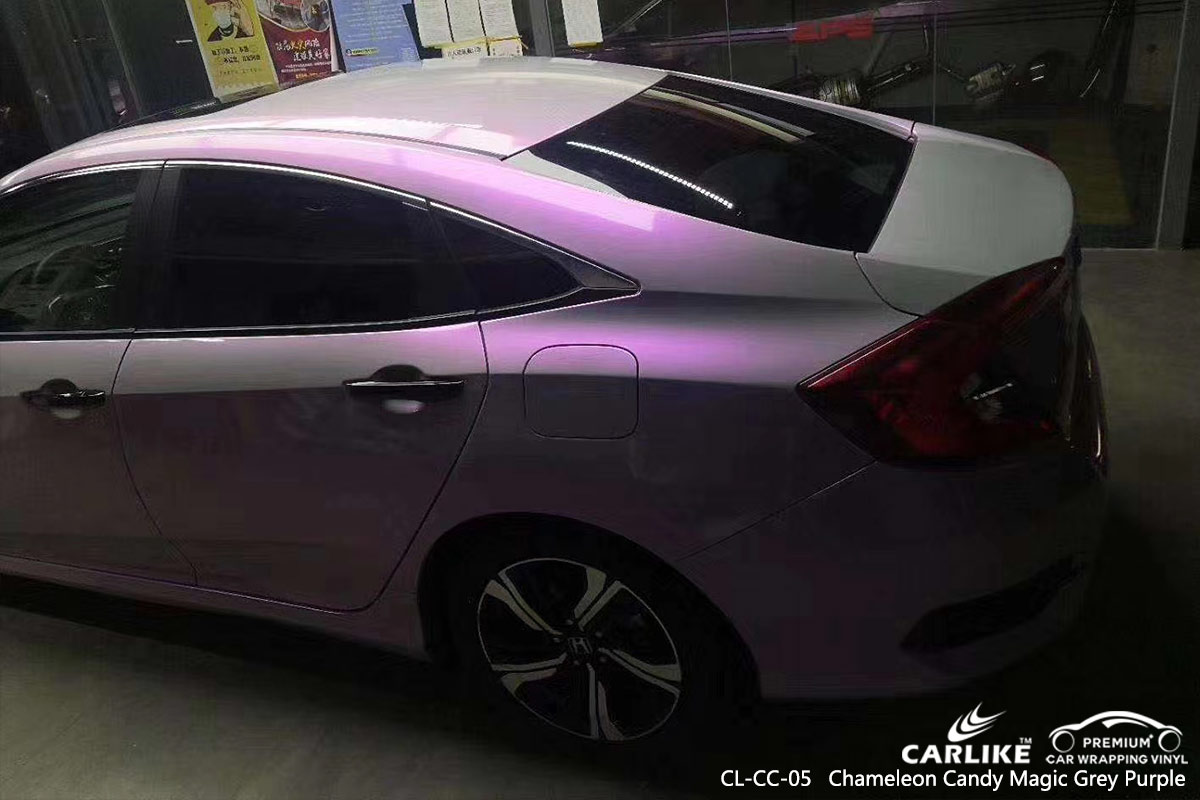 CL-CC-05 chameleon candy magic grey purple vinyl sticker paper for HONDA Dover United States