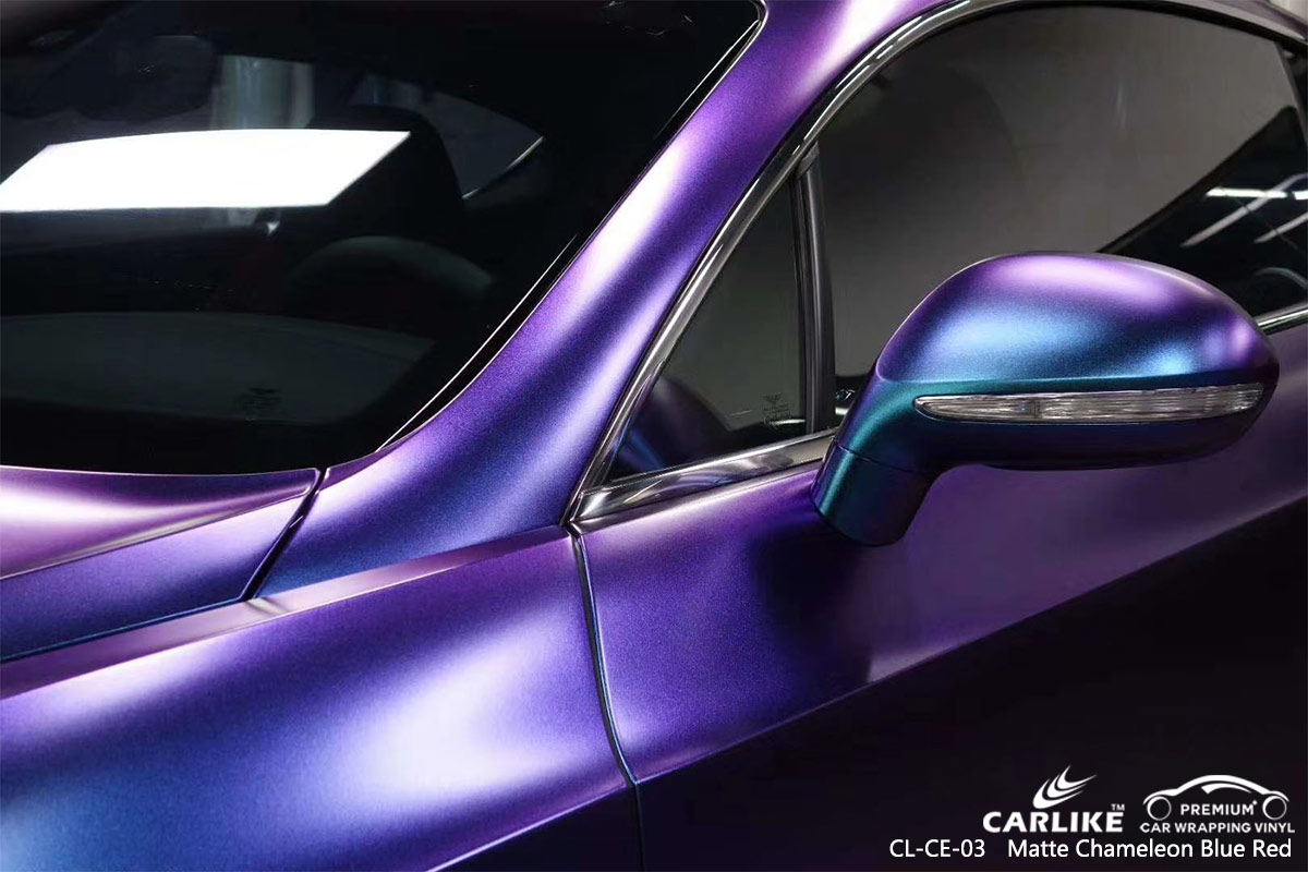 CL-CE-03 matte chameleon dark blue to purple protective vinyl for cars for BENTLEY Frankfort United States