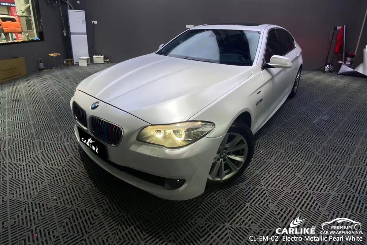 CL-EM-02 electro metallic pearl white vinyl material suppliers for BMW New Orleans United States