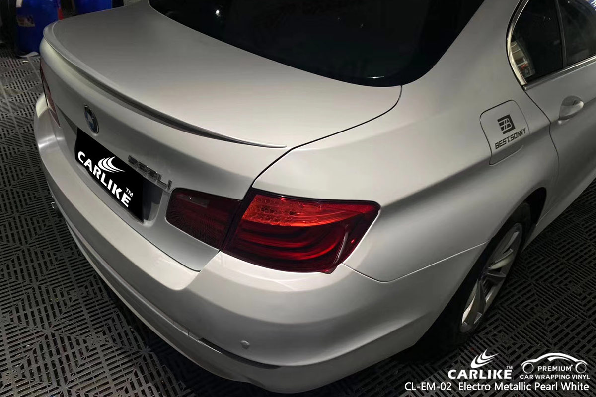 CL-EM-02 electro metallic pearl white vinyl material suppliers for BMW New Orleans United States