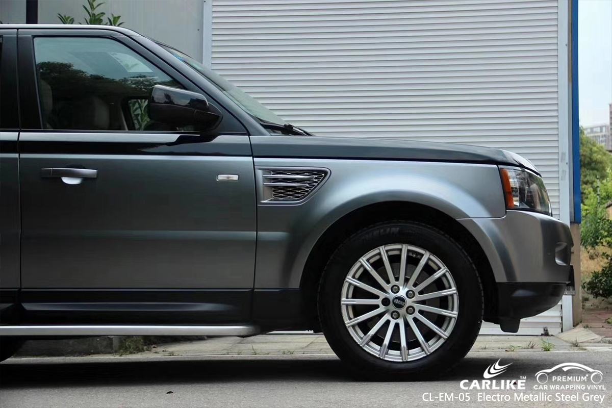 CL-EM-05 electro metallic steel grey car wrap gloss for RANGE ROVER Rosario Philippines