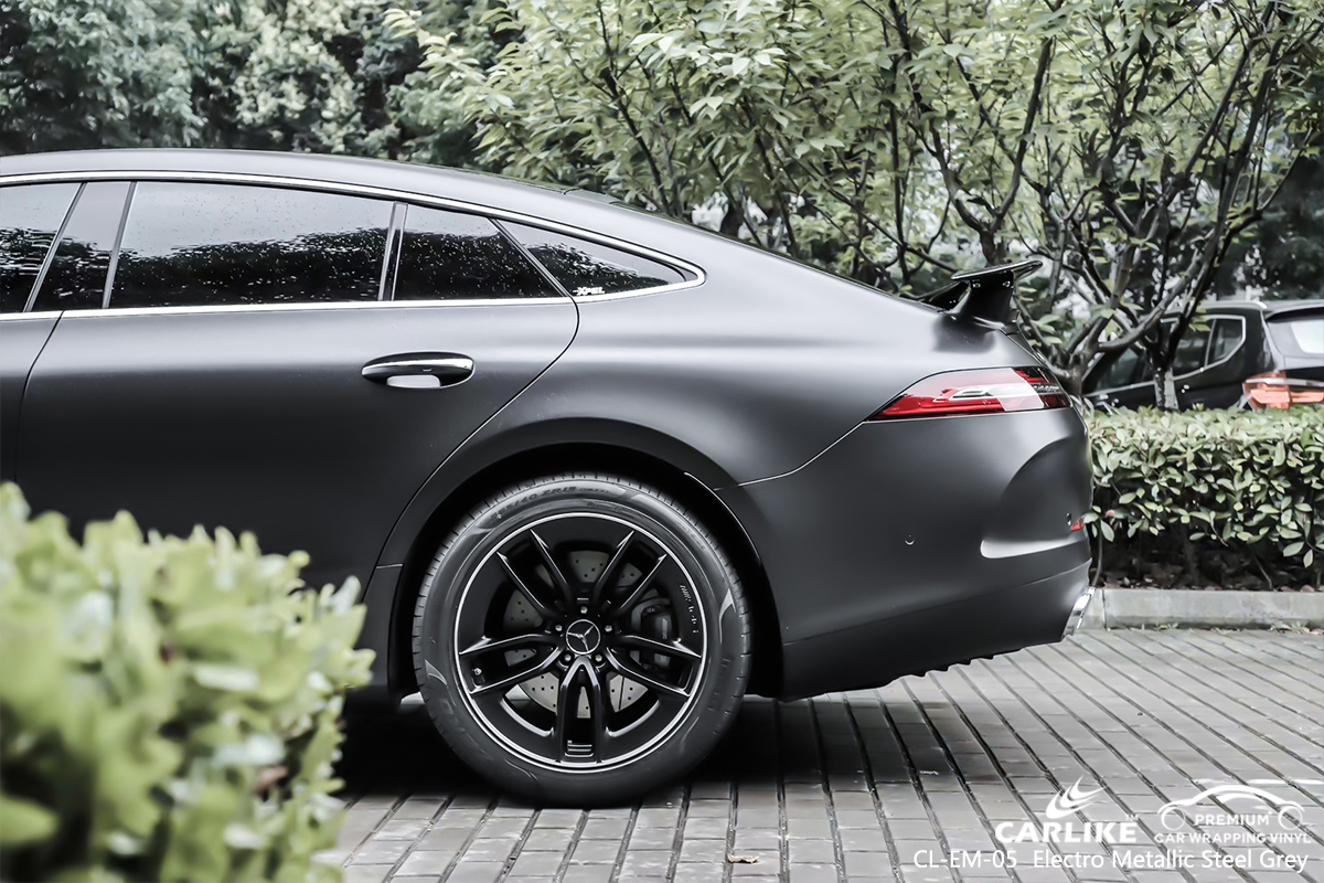 CL-EM-05 electro metallic steel grey car wrapping foil for MERCEDES-BENZ Zamboanga Philippines