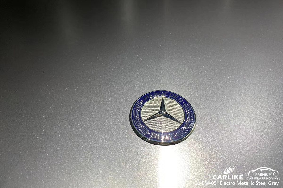 CL-EM-05 electro metallic steel grey motorcycle car wrap vinyl matte for MERCEDES-BENZ Paranaque Philippines