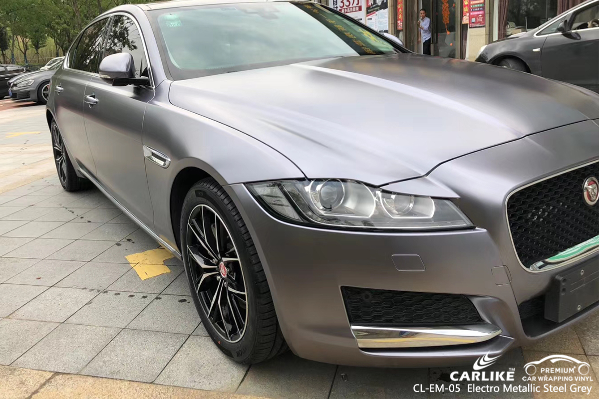 CL-EM-05 electro metallic steel grey vehicle wrapping for JAGUAR Cagayan de Oro Philippines
