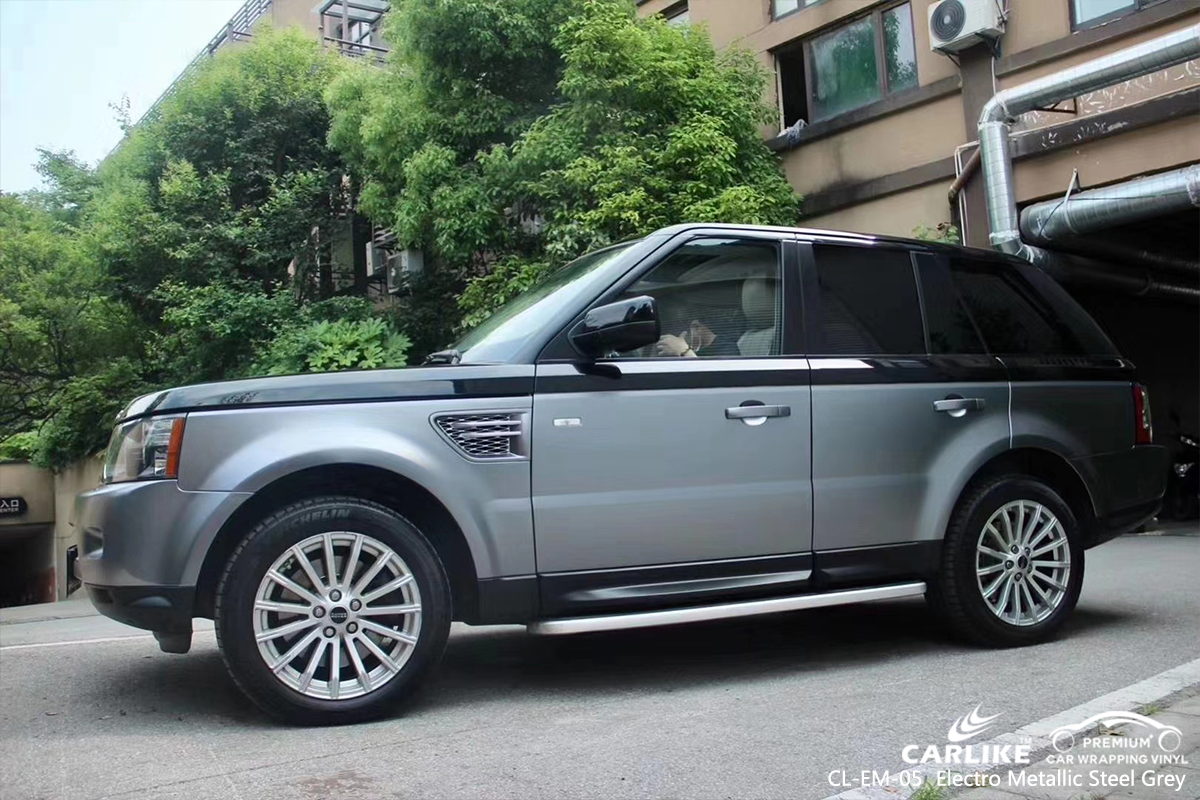 CL-EM-05 electro metallic steel grey car wrap gloss for RANGE ROVER Rosario Philippines