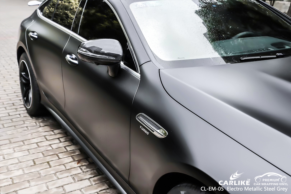 CL-EM-05 electro metallic steel grey car wrapping foil for MERCEDES-BENZ Zamboanga Philippines
