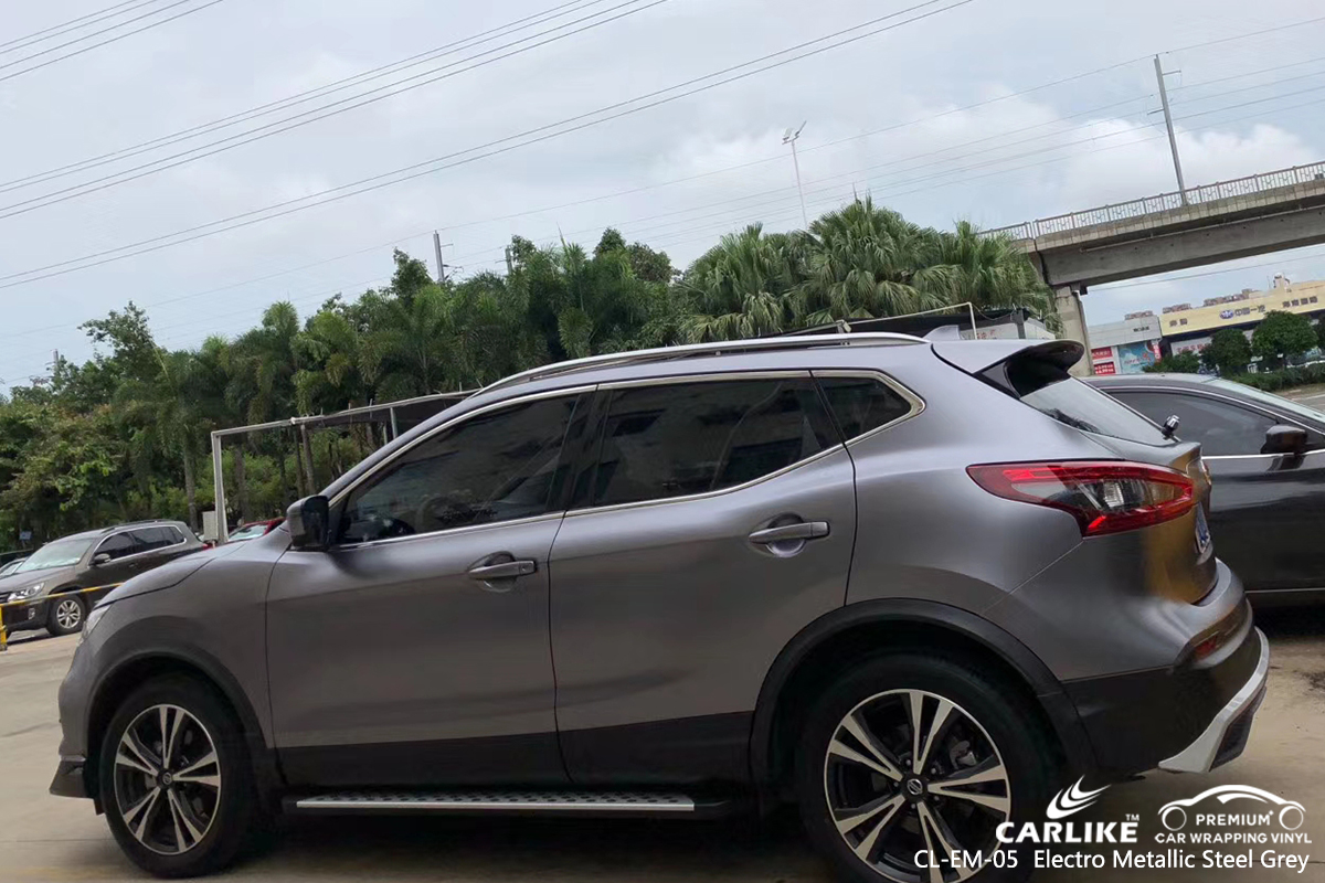 CL-EM-05 electro metallic steel grey vehicle wrapping for NISSAN Istanbul Turkey