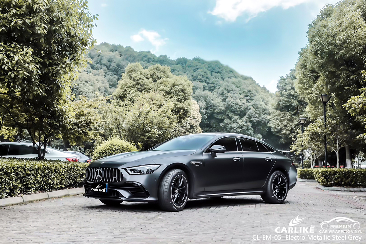 CL-EM-05 electro metallic steel grey car wrapping foil for MERCEDES-BENZ Zamboanga Philippines
