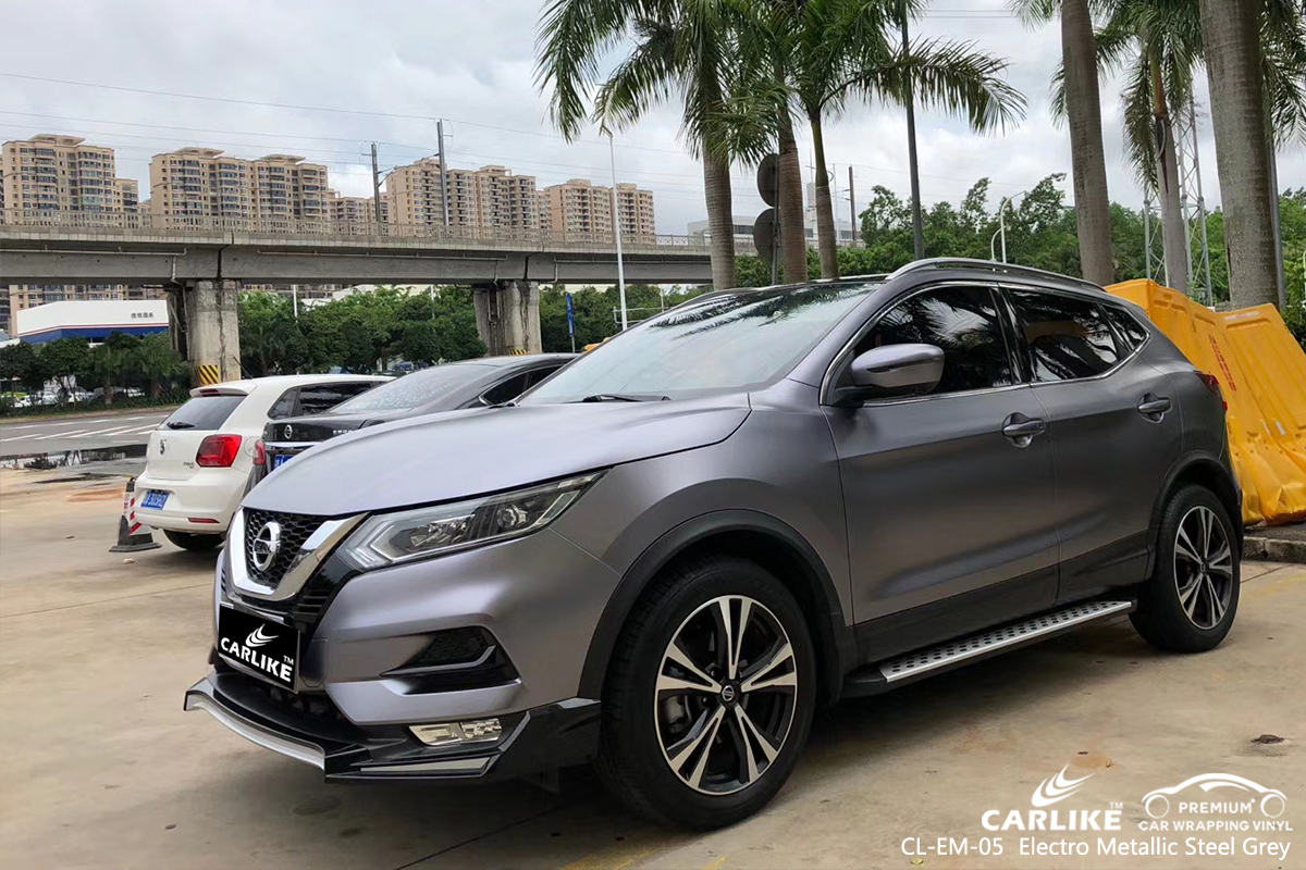 CL-EM-05 electro metallic steel grey vehicle wrapping for NISSAN Istanbul Turkey