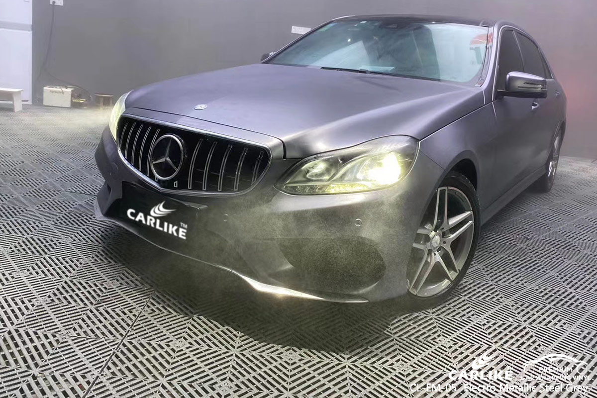 CL-EM-05 electro metallic steel grey motorcycle car wrap vinyl matte for MERCEDES-BENZ Paranaque Philippines
