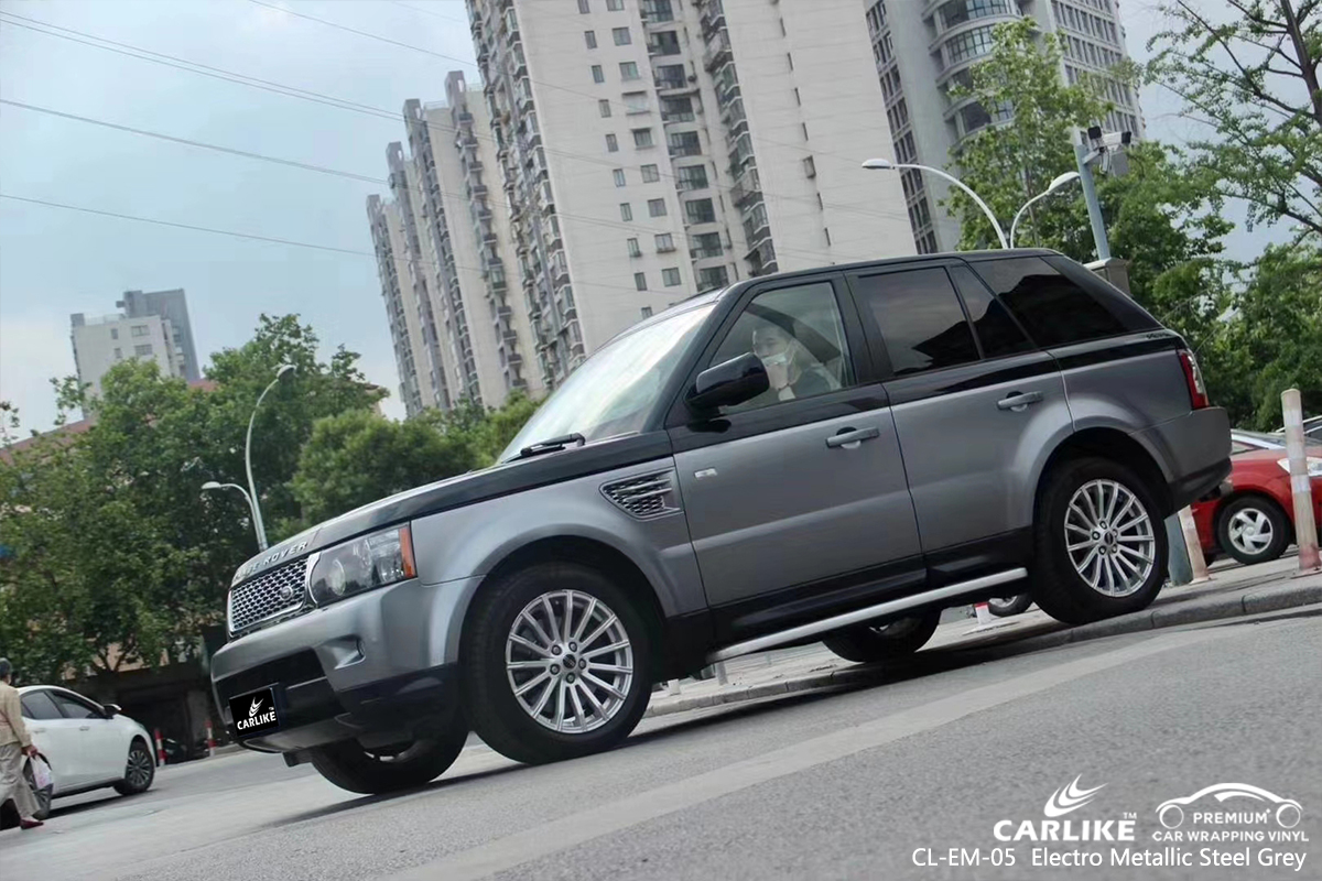 CL-EM-05 electro metallic steel grey car wrap gloss for RANGE ROVER Rosario Philippines