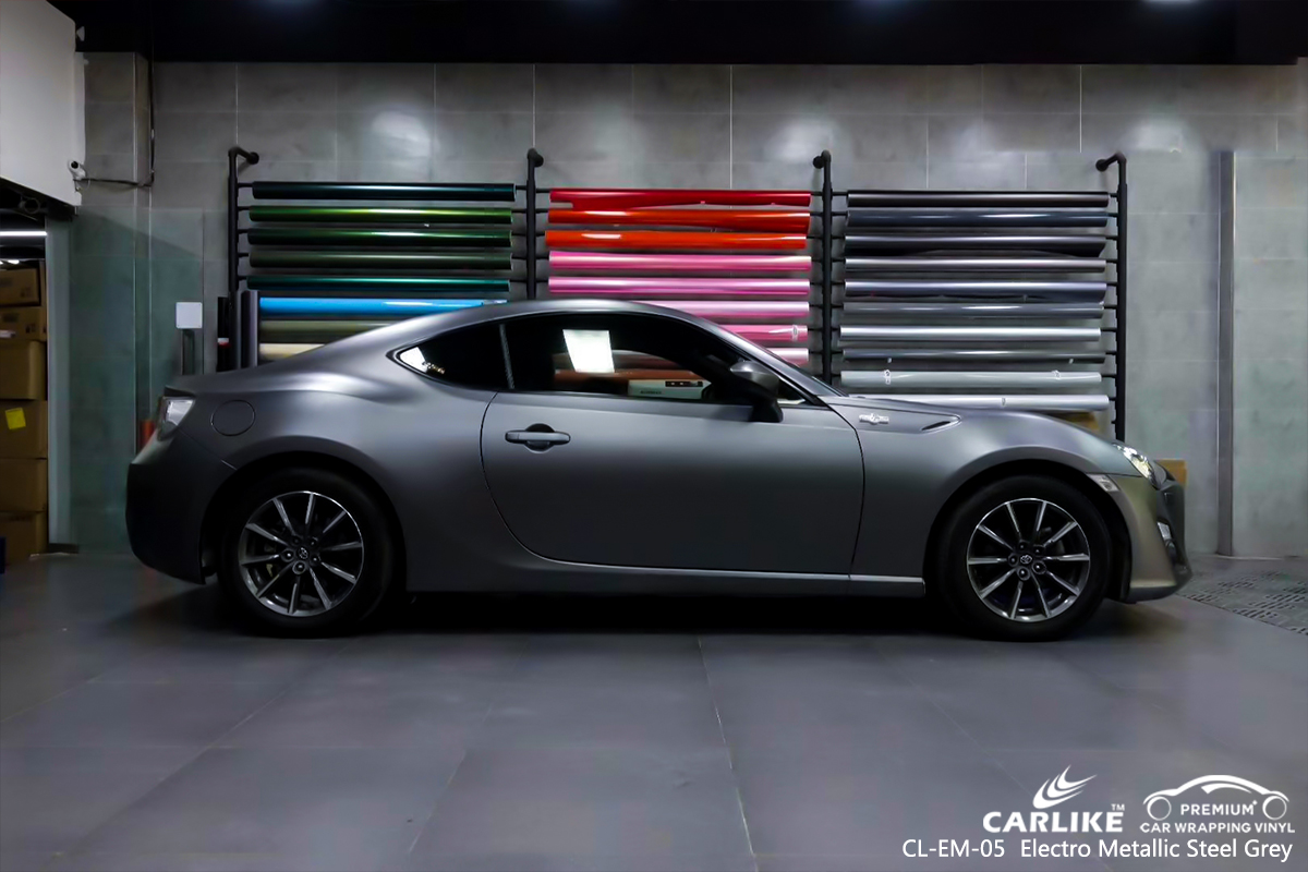 CL-EM-05 electro metallic steel grey tpu ppf film for TOYOTA Nasugbu Philippines