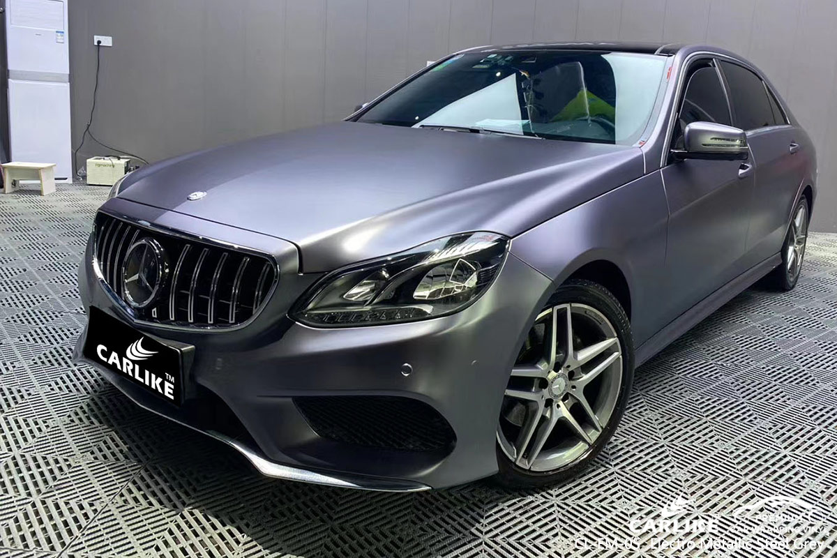 CL-EM-05 electro metallic steel grey motorcycle car wrap vinyl matte for MERCEDES-BENZ Paranaque Philippines