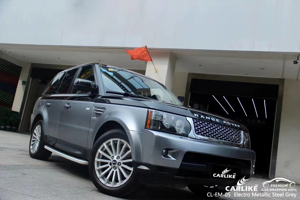CL-EM-05 electro metallic steel grey car wrap gloss for RANGE ROVER Rosario Philippines