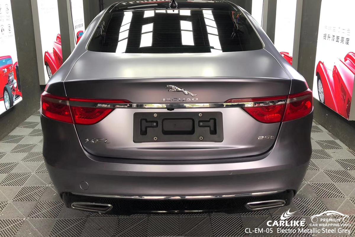 CL-EM-05 electro metallic steel grey vehicle wrapping for JAGUAR Cagayan de Oro Philippines