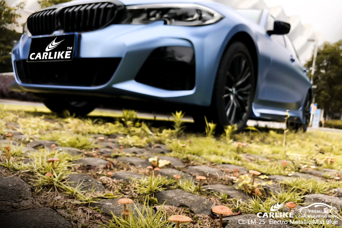 CL-EM-25 electro metallic mist blue wrap vinyl for BMW Calauan Philippines