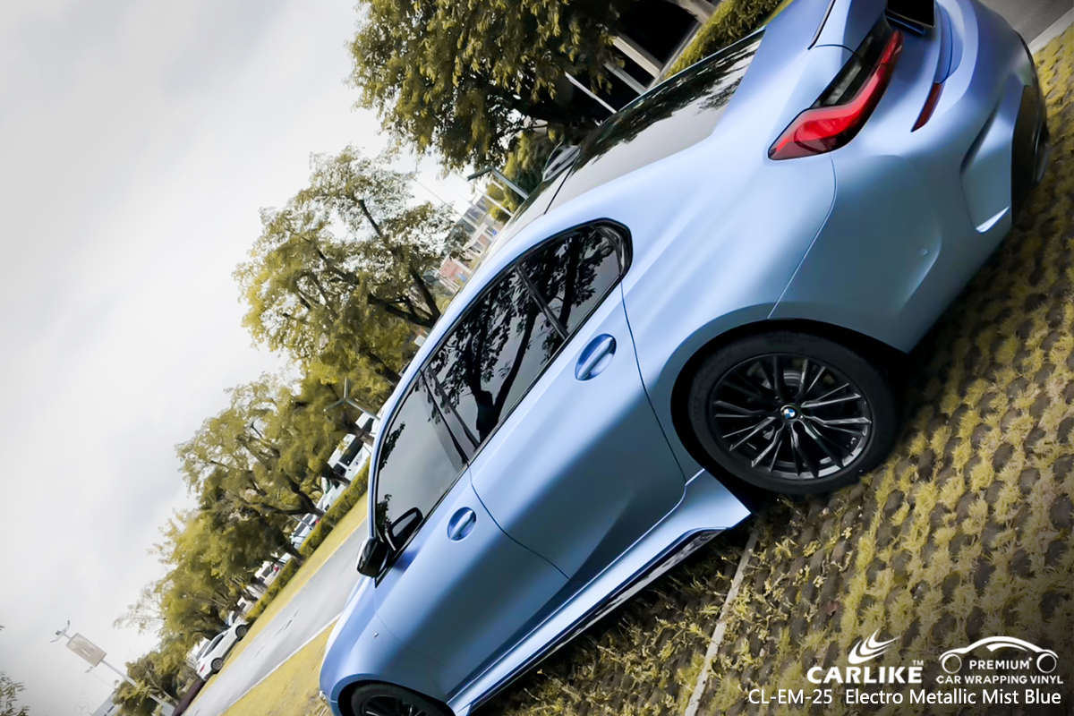 CL-EM-25 electro metallic mist blue wrap vinyl for BMW Calauan Philippines