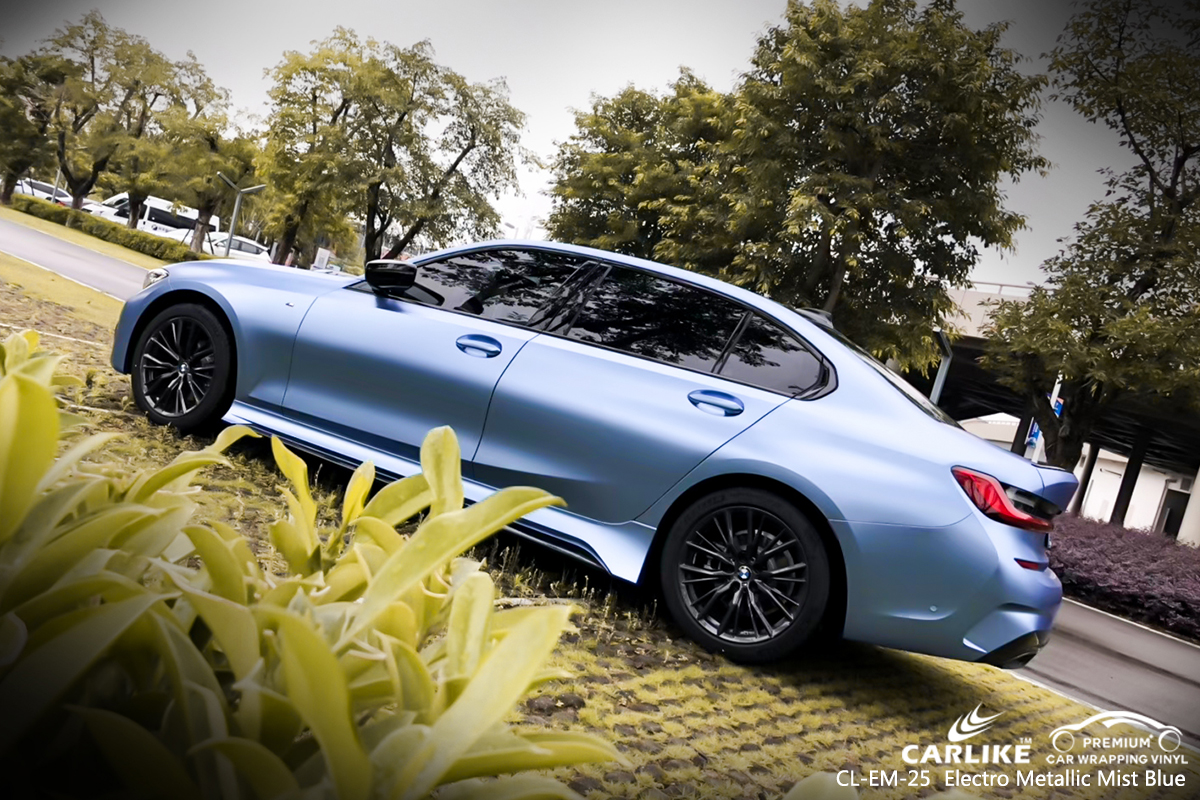 CL-EM-25 electro metallic mist blue wrap vinyl for BMW Calauan Philippines